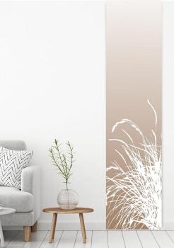 Flächenvorhang Reed24 Cappuccino L, Schiebevorhang, Schiebegardine, modern, 60 cm breit, 2,65 m hoch, 3 m hoch